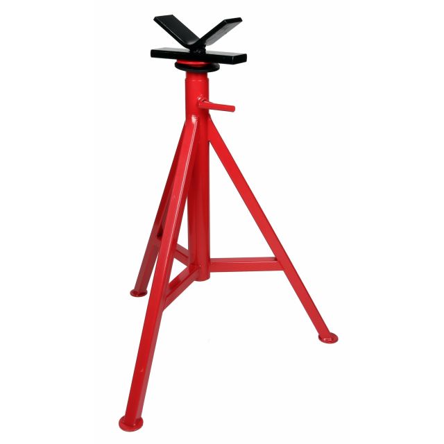 Toledo Pipe 56662 1/8"-12" Portable V High Head Pipe Stand Adjustable 27"-48" fits RIDGID® Model VJ-99