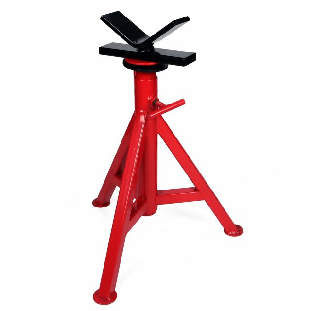 Toledo Pipe 56657 1/8&quot;-12&quot; Portable V Low Head Pipe Stand Adjustable 18.5&quot;-36&quot; fits RIDGID® Model VJ-98