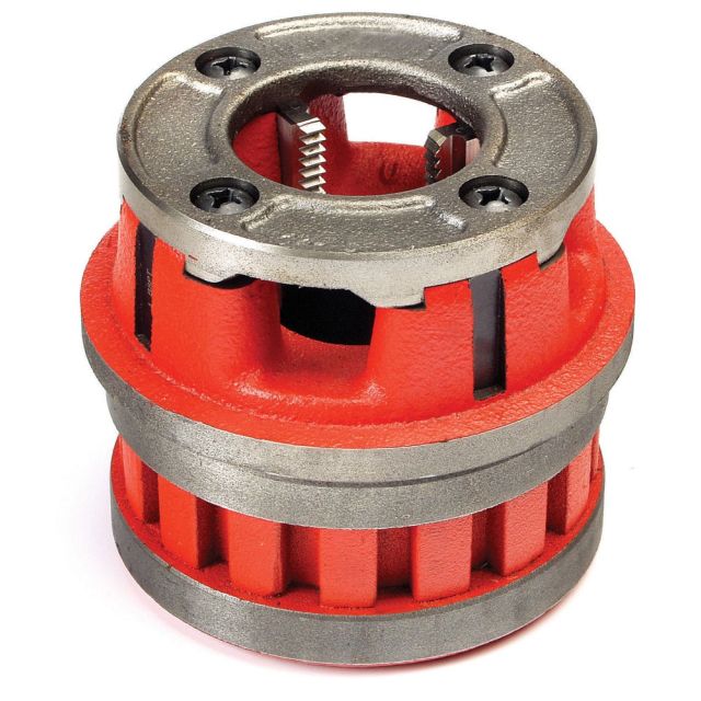 Toledo Pipe 37390 1/2&quot; NPT Right Hand Die Head &amp; HSS Dies fits RIDGID® 12R 37480